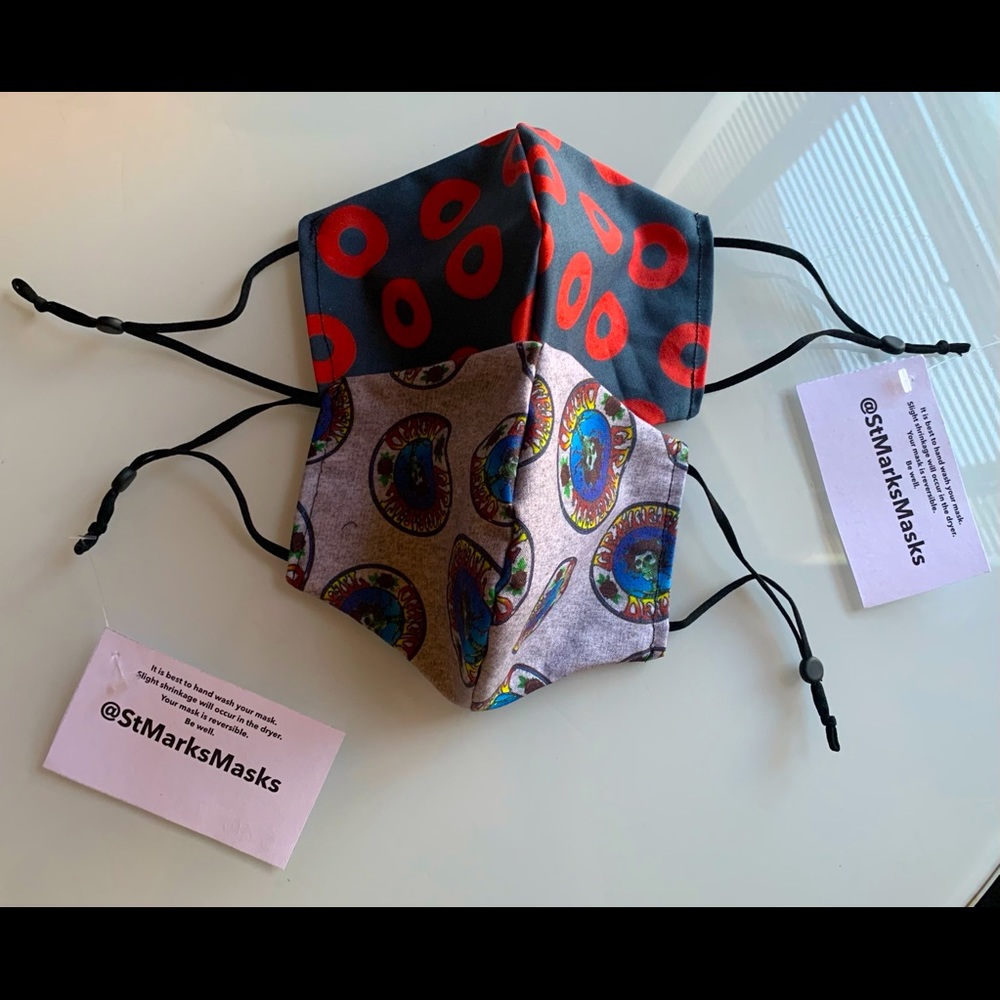 Phish And Grateful Dead Mask combo! Brand new!